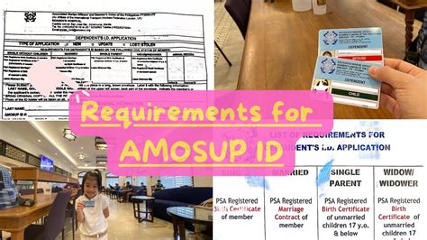 AMOSUP ID Requirements 2023: Everything You Need to Know.